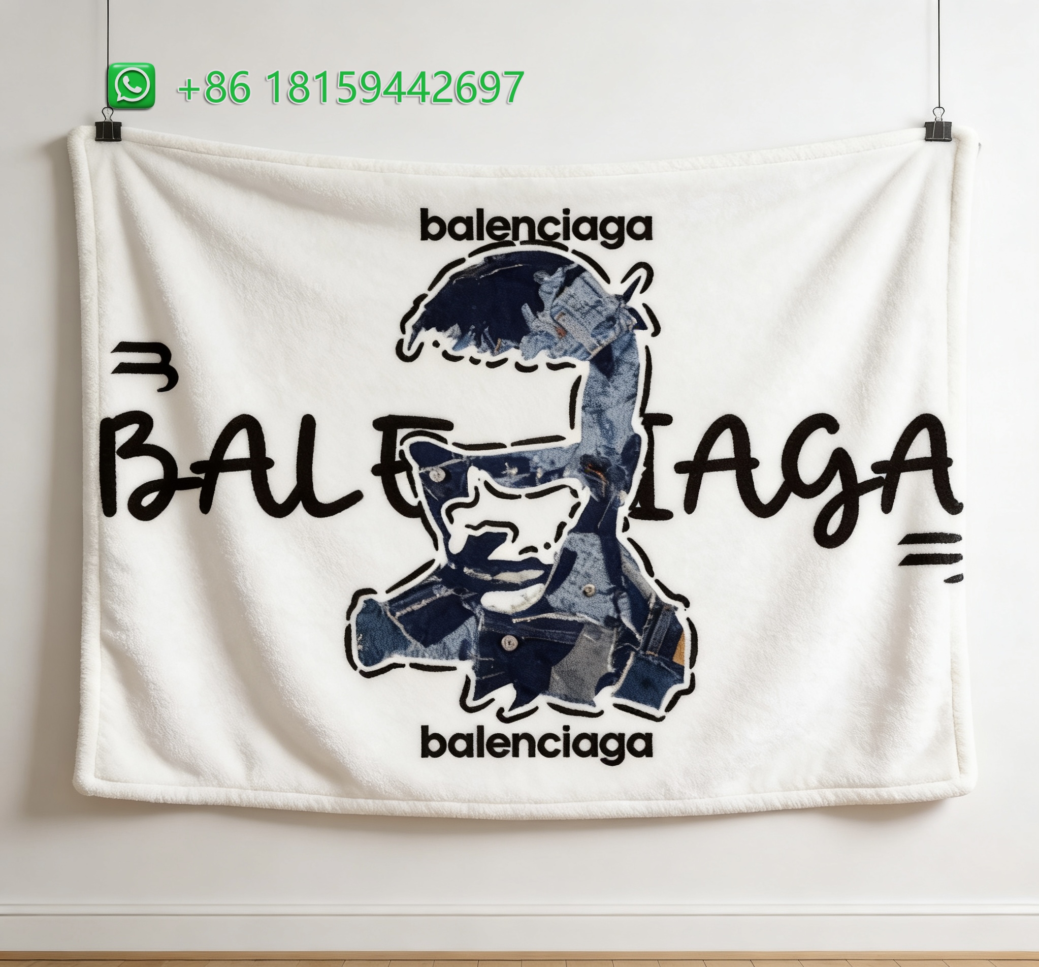 Balenciaga Throw Blankets